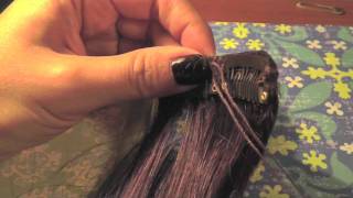 Como Hacer Extensiones Clip On Paso A Paso  Nina Tips Mty [upl. by Burn701]