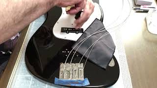 Fender Geddy Lee Jazz bass  pickup cover Part 2 [upl. by Anawyt]