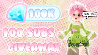 💎 FREE 100K DIAMONDS GIVEAWAY IN ROYALE🏰HIGH  Roblox [upl. by Ahmad]