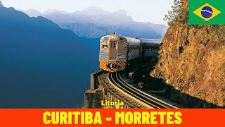 Cab Ride Curitiba  Morretes Serra Verde Express Brazil  train drivers view in 4K [upl. by Garnett]