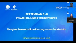 Pertemuan 6  Pelatihan JWD Junior Web Developer [upl. by Aynom558]