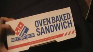 Dominos Philly Cheesesteak Baked Sandwich Review [upl. by Willard332]