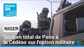 La Cédéao active sa quotforce en attentequot  soutien total de Paris à la Cédéao sur loption militaire [upl. by Mir]