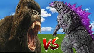 King Kong vs Godzilla Fight With SHINCHAN vs CHOP Epic Battle Made with Clipchamp [upl. by Navanod]