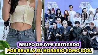 GRUPO DE JYPE CRITICADO POR EXPONER SU CANSADO HORARIO COMO IDOL quotNO DEBERIAN QUEJARSEquot [upl. by Ettolrahs]