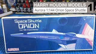 Aurora 1144 Space Shuttle Orion Part 1 Kit Review and Plan [upl. by Risser453]