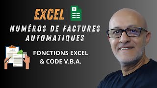 Créer Un Numéro De Facture Sous Excel Automatique  Fonctions Et VBA [upl. by Raleigh717]