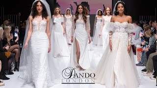 Dando London Catwalk Fashion Show  Bridal Week London  The Desert Bloom Collection [upl. by Eurydice]