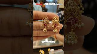 Gold Earrings collection daily wear earrings latest design 22karat hallmarked [upl. by Osana]