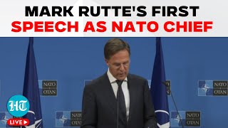 LIVE New NATO Secretary General Mark Ruttes First Presser After Taking Over from Jens Stoltenberg [upl. by Rentschler]