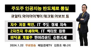 매일경제TV 김동호 매니저인공지능 반도체 주도주 통일큐알티 와이아이케이 테크윙 어보브 주목 [upl. by Daryle]