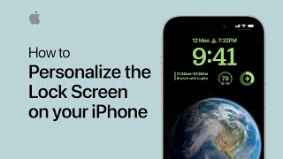 How to personalize Lock Screens on your iPhone  Apple Support [upl. by Bordy377]