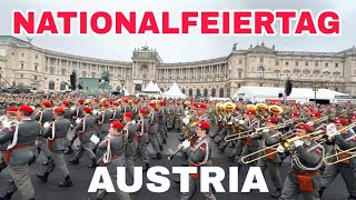 Nationalfeiertag Austria  Heldenplatz 26102024 [upl. by Yojenitsirk]