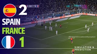 ⚽ España 21 Francia 🏆 EURO 2024 Highlights simulación y recreación de videojuego [upl. by Hayalat928]