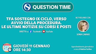 Tfa sostegno IX ciclo verso avvio della procedura Le ultime notizie su corsi e posti [upl. by Jehoash]