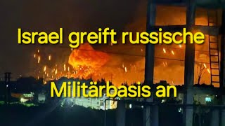 Israel greift russische Militärbasis an Oktober 2024 [upl. by Arabela577]