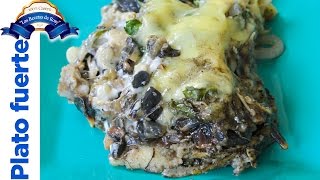 🌽 Como preparar el MEJOR pastel AZTECA 😍 de huitlacoche 🌽 estilo Rosy  Recetas con POLLO [upl. by Alika812]