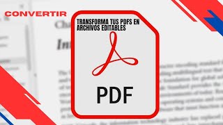 📄 Cómo convertir un PDF a Word de manera fácil en 2024 [upl. by Eisenberg744]