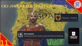 JIMENA RECONQUISTA CK3 Roleplay Campaign Ep11 [upl. by Seigler]