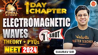 Electromagnetic Waves  Theory  PYQs  NEET 2024  Final Strike  Gaurav Sir [upl. by Garlinda]