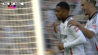 Reiss Nelson Goal Fulham vs Newcastle United 31 All Goals and Extended Highlights [upl. by Tarrah853]