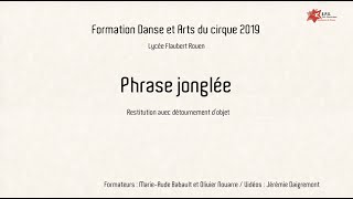 Phrase jonglée  restitution et détournement dobjets [upl. by Airdnassac]