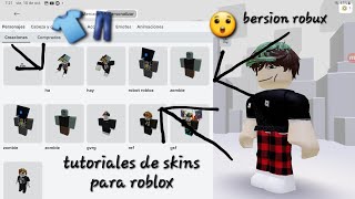 tutoriales para skins de roblox 😲👕 [upl. by Aloz]