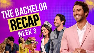 The Bachelor RECAP Week 3 Joey Confronts Maria amp Who Got Eliminated [upl. by Latnahc]