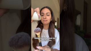 Flyaways Hair Hack✌🏽shorts hairhacks flyaway frizzfreehair frizzyhair [upl. by Giah]