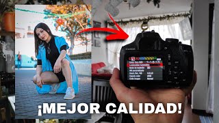 Los mejores ajustes para tu cámara Canon T7  T6  T5  T100 [upl. by Sivi]