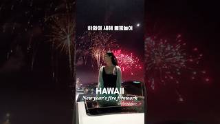 Hawaii Real New Year’s Fire Works 하와이 레전드 새해 불꽃놀이 [upl. by Abrahan]