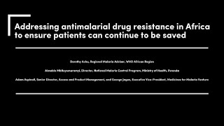 Addressing antimalarial drug resistance in Africa to ensure patients can continue to be saved [upl. by Barron]