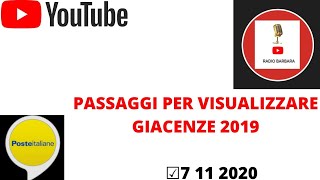 Come scaricare giacenze medie da sito poste per isee [upl. by Maynard]