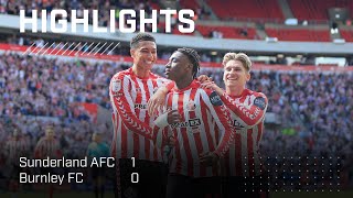 Mundle Downs Clarets  Sunderland AFC 1  0 Burnley FC  EFL Championship Highlights [upl. by Lohrman]