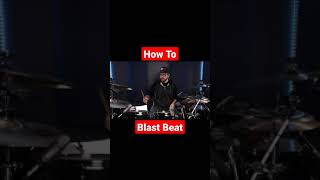 Traditional Blast Beat Tutorial shorts [upl. by Paolo]