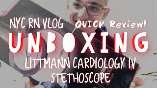 Is It Worth It UNBOXING 200Stethoscope Littmann Cardiology IV HONEST OPINION [upl. by Mozart]