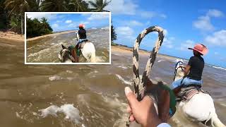 Horseback riding in Hacienda Carabali Luquillo Puerto Rico [upl. by Ettezzil]