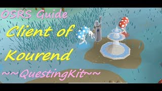 Client of Kourend OSRS quest guide [upl. by Sindee]