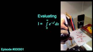 Integrating e  x2 from zero to infinity [upl. by Fante175]