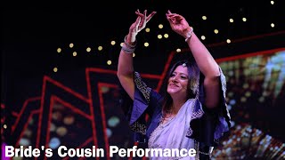 Brides Cousin Performance  Jhanvi Weds Ankit l Krazzy Wedding l Wedding Dance Performance [upl. by Hadeis679]