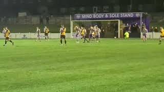 Congleton Town Vs Barnton FC great free kick [upl. by Rexanne]