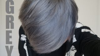 How to Dye Your Hair SilverGrey THE SAFE WAY [upl. by Ibmat]