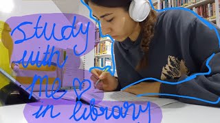 study with me in library [upl. by Laurentium]