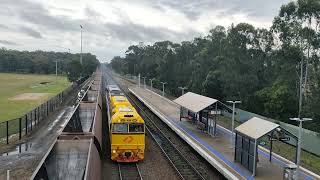 Aurizon ACD6056 and RailFirst CF4428 testing at Metford Hunter valley NSW 872024 [upl. by Ahtiekal]