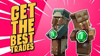 GET THE BEST TRADES Minecraft Villager Trades are OP [upl. by Ryon]