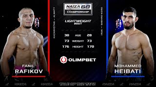 NAIZA 68 ФАНИЛЬ РАФИКОВ vs ПЕРС МОХАММЕД ХЭЙБАТИ Mohammed Heibati vs Fanil Rafikov [upl. by Haran]