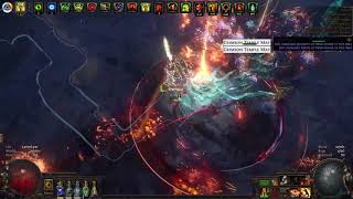 Voidforge Rage Vortex Zerker 200m dps Sanctum Blaster POE 320 [upl. by Eartnoed580]