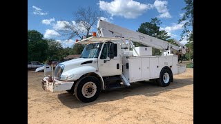 2007 International DuraStar 4300 4x2 BucketMaterial Handling Truck 233928 Miles [upl. by Ynnek]