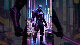 👑Black Panther’s New Royal Armor Purple amp Gold 🐾 shorts mcu marvel [upl. by Delmor]