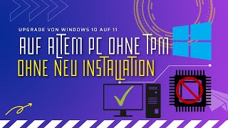 Von Windows 10 auf Windows 11 Upgraden ohne TPM Chip ohne verlust der Eigenen Dateien [upl. by Netsuj]